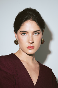 Bordeaux Disco Hoops