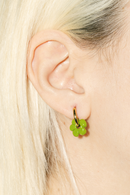 Mini Fleur Olive Earrings
