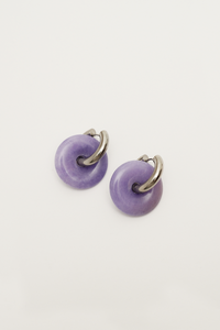 Lavander Disco Hoops
