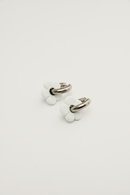 La Fleur White Hoops