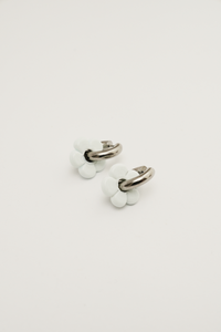 La Fleur White Hoops