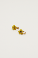 Mini Fleur Chartreuse Earrings