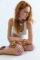 Sole Red Leather Wrap