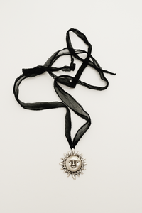 Sole Silver with Black Silk